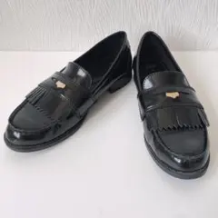 【美品】ZARA フラットローファー メタルディテール コインローファーのサムネイル