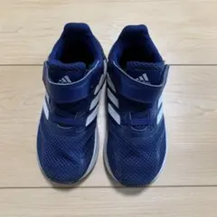 土日限定セール　adidas アディダス　ネイビー スニーカー　14cm