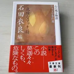 ⭐️未使用に近い・超美品⭐️危険なマッチ箱 石田衣良