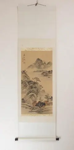 美品 掛け軸 山下光昭作 川蝉図 共箱 翡翠 夏掛け 納涼 - メルカリ
