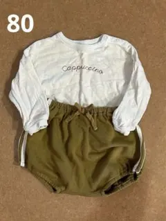 Tシャツ&かぼちゃパンツセット