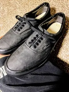 ★激安‼️リペイント‼️希少サイズ★80s USA製 VANS オールブラック 14のサムネイル