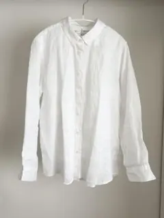 【無印良品】リネン 洗いざらしレギュラーカラー長袖シャツ