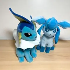 【2種セット】ポケットモンスター　もふぐっとぬいぐるみ　シャワーズ　グレイシア