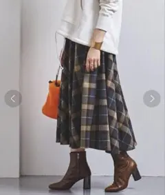 UNITED ARROWS UWSC W/N フレアスカート