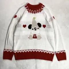 リルリンリン ニット セーター ディズニー クリスマス 2024 L