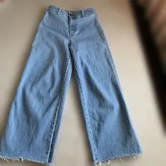 H&M ストレートデニムパンツ カットオフのサムネイル