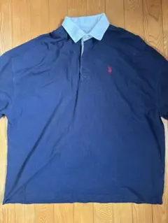 U.S. POLO ASSN. ビッグシルエット オーバーサイズ ラガーシャツ