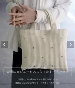 HUIT ビジュー ヌビバッグ ジョイントスペース〜リアラ pg好き