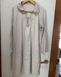 【美品】45R 米色連衣裙