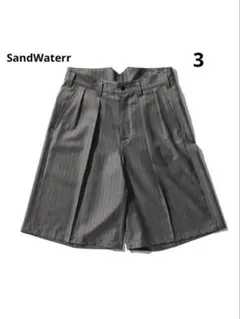 新品タグ付き SandWaterr サマーウール3/4スラックス 2 - メルカリ
