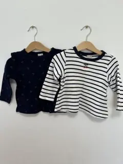 プティマイン、カットソー、ミッフィーズボン3点セット