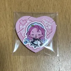 エイリアンステージ アニカフェ ハート型缶バッジ ミジ