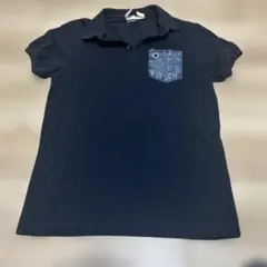 DIESEL kids 紺色ポロシャツ