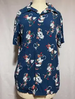 【TDR限定】ミニー アロハシャツ　ハワイアン 総柄　Sサイズのサムネイル