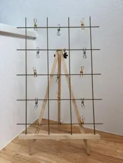 グリッド型フォトフレーム イーゼルスタンド付き