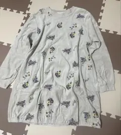 super hakka 花柄刺繍ワンピース