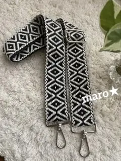 新品✨バッグ付け替え用ショルダーストラップのみ❤️スマホショルダー⭐️ダイヤチェック