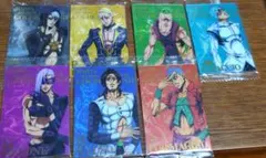 ジョジョの奇妙な冒険　5部　ウエハース 7枚セット 暗殺者チーム