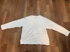 GU ホワイト 綿100% 9分袖 Mサイズ Tシャツ