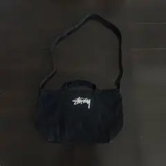 STUSSY ステューシー ショルダーバッグ 黒 トートバッグ ハンドバッグ