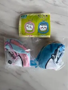ちいかわ ハチワレ カラビナ付きポーチ 2個セット