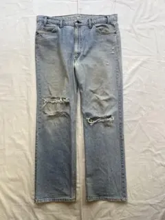 ビンテージ levis 517 90s madeinusa ダメージデニムのサムネイル