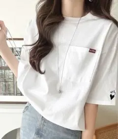 classicalelf/裾スピンドルフロッキーバックプリントビッグTシャツ
