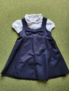 キッズフォーマルワンピース　110　COMME CA ISM　ネイビー