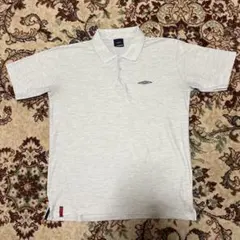 90s 00s UMBRO アンブロ ワンポイント刺繍 鹿の子 ポロシャツ Lのサムネイル