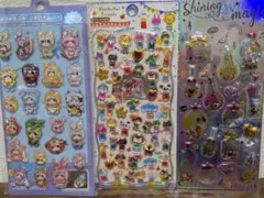 ウォーターシール ジュエルプチドロップ シャカシャカシール 3枚セット