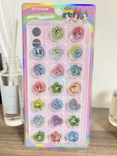 パワパフ　キラコロ　おはじきシール♥︎︎∗︎*゜KiraCoro カミオジャパン