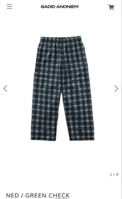 gadid anoniem スラックス　black 2025年最新】Gadidanoniem パンツの人気アイテム - メルカリ