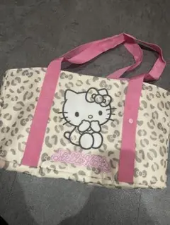 完売商品！ハローキティ ヒョウ柄トートバッグ