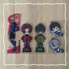 ブルーロック ブルロ ブックマーク ラバーチャーム 5点セット