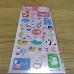 ちいかわ　ワクワクゆうえんち　クリアシール　シール