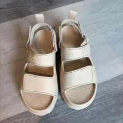 UGG アグ　サンダル　厚底　ベージュ　38