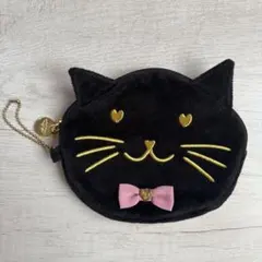【新品】passage mignon 黒猫のティッシュケース付き化粧ポーチのサムネイル