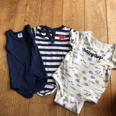 半袖ロンパース　3点セット　6months. 70cm