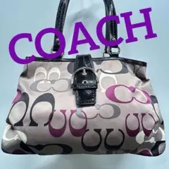 コーチ　トートバック　19458 美品　肩掛け　A4