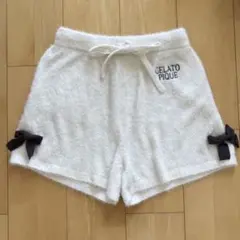 gelato pique ジェラートピケ リボンショートパンツ （OWHT）