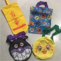 新品 アンパンマンかばん3点セット