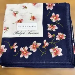 Ralph Lauren ハンカチ 花柄 ネイビー ホワイトのサムネイル
