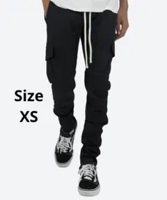 mnml ZIP CARGO DRAWCORD PANTS / BLACKのサムネイル