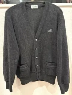 カーディガン クルーネック