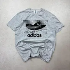 90s old adidas Tシャツ 万国旗 archive y2k techのサムネイル