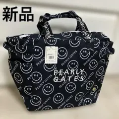 美品！PEARLY GATES ロッカーバック ニコちゃんボーダー柄 - メルカリ