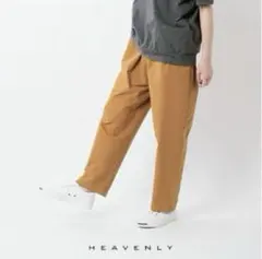 Heavenly aranciato テーパードパンツ　キャメルブラウン