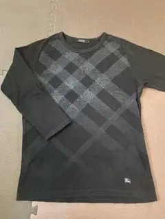 BURBERRY BLACK LABEL 七分袖カットソー M ブラック