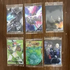 イタジャガガンダム２弾　UR他4枚 ガンダムジークアクス　カードウエハース　SR